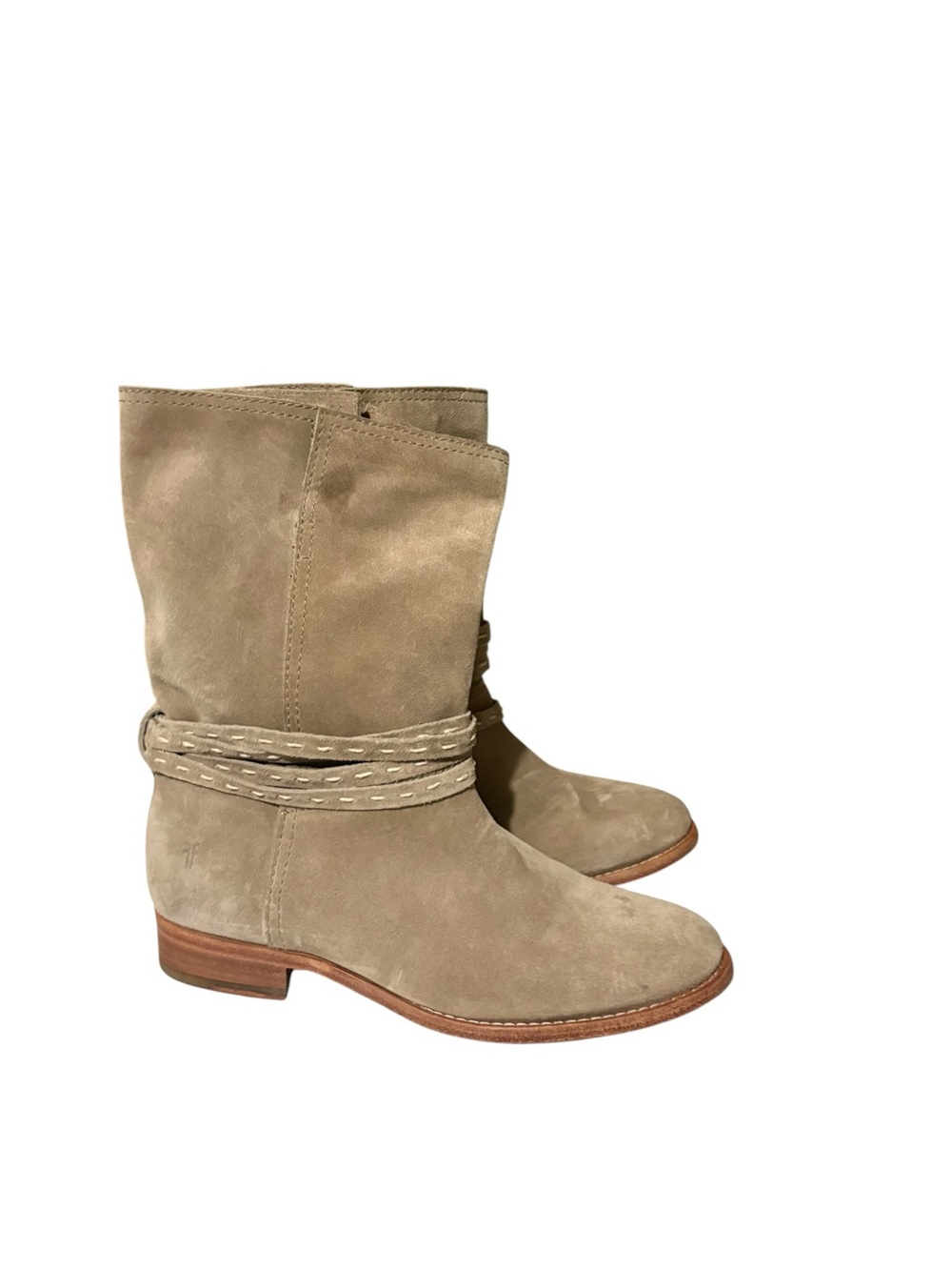 Frye Cara Pickstitch Suede Boots 7